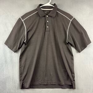 Spyglass Hill Men’s Medium Polo Shirt Performance Golf Preppy Comfort Tech